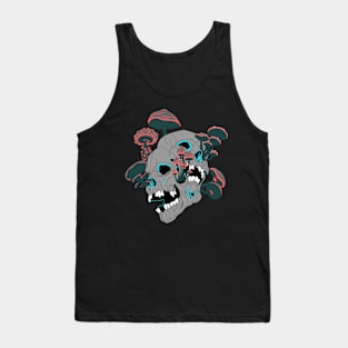 Neon Skull&Shrooms Tank Top